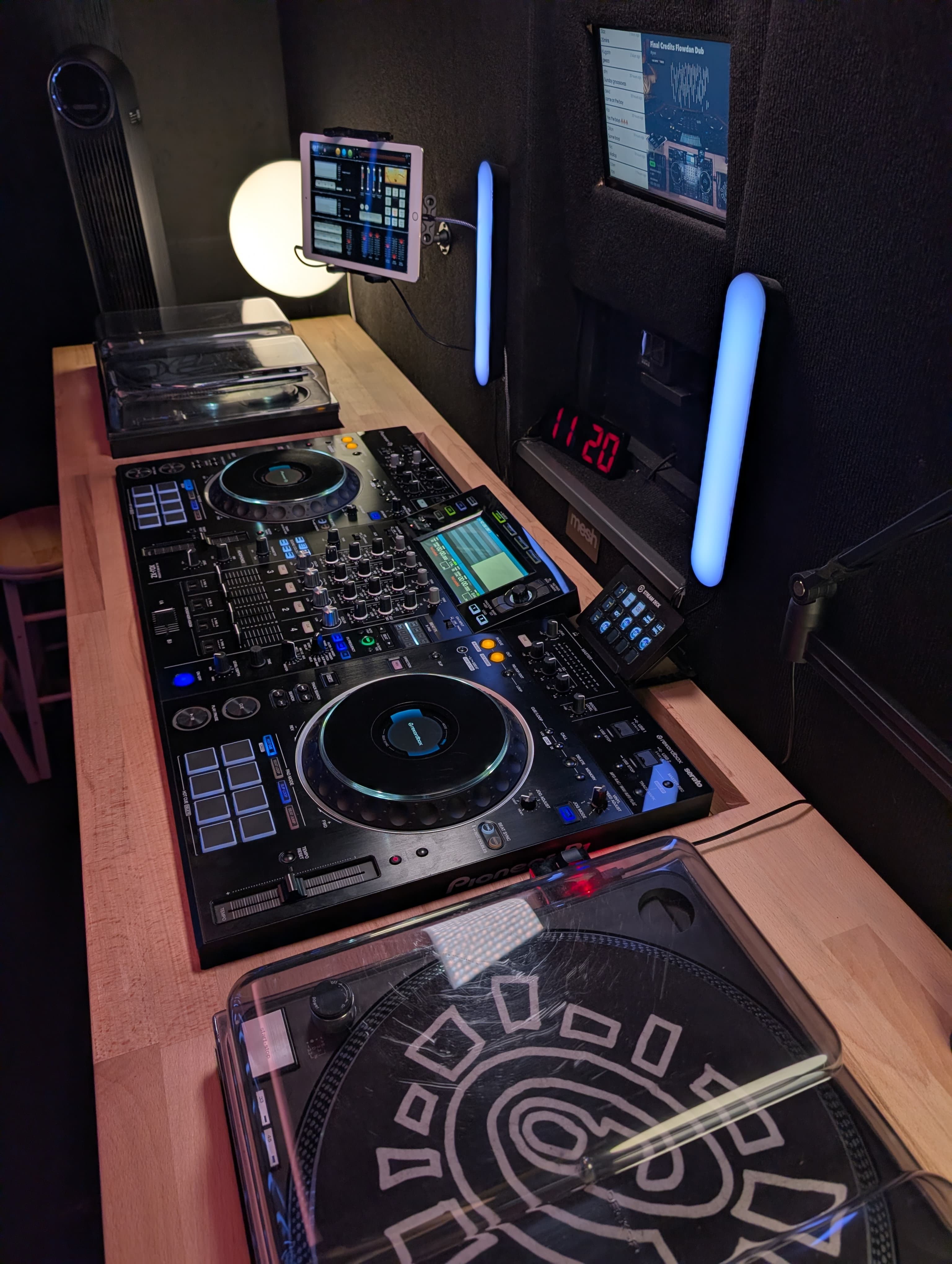 Turntables and automated studio controls
